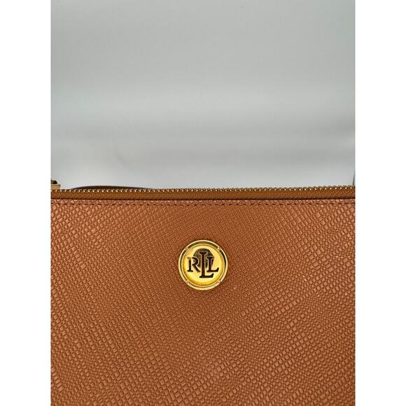 Lauren Ralph Lauren Mini Brown Shoulder Bag - Picture 2 of 12
